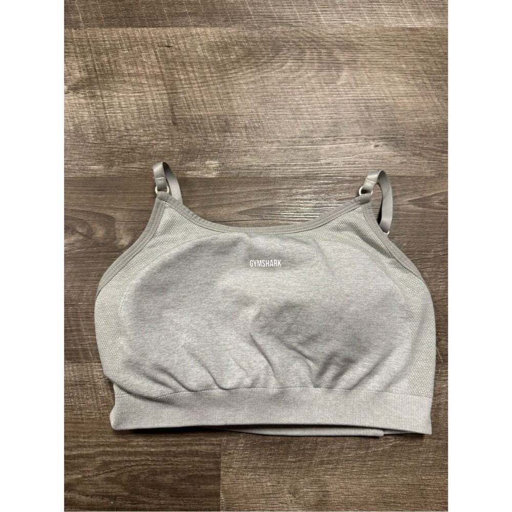 Gymshark Flex Strappy Grey Sports Bra Size Medium